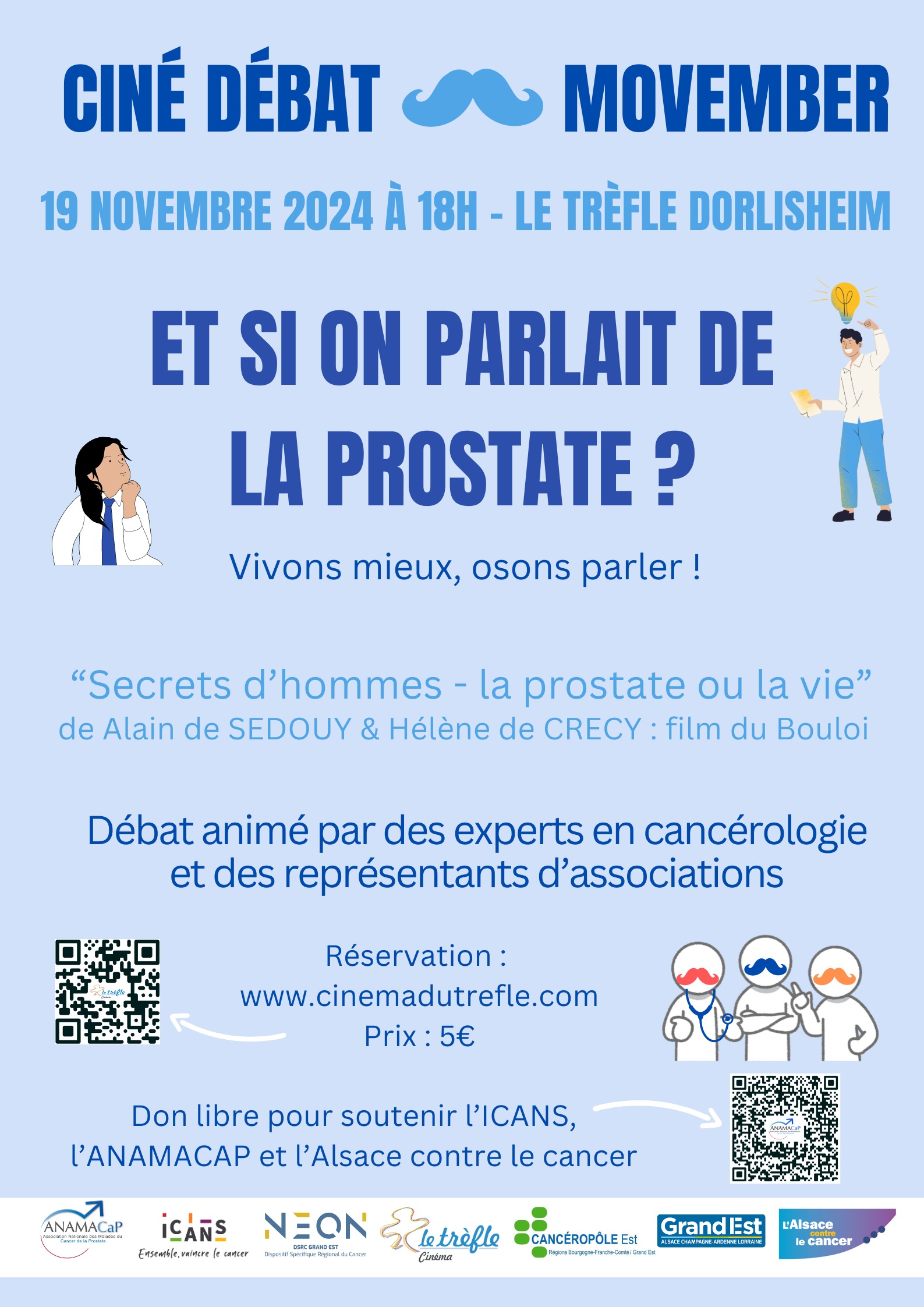 ciné débat et si on parlait de la prostate ?