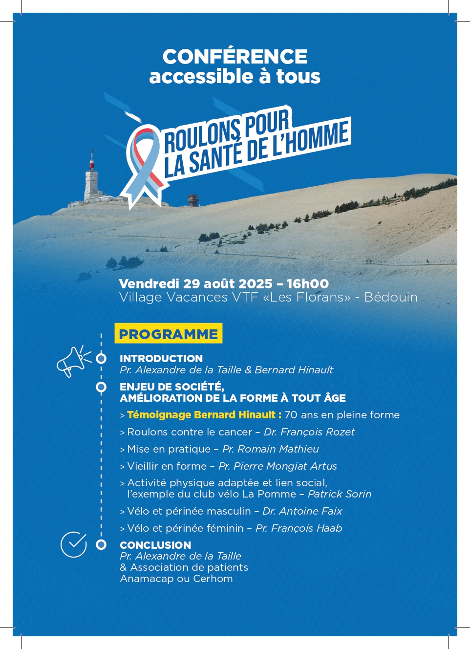 conférence Roulons au Mont Ventoux