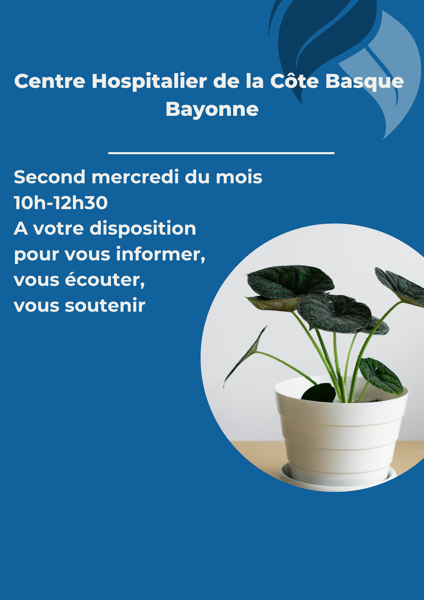 Permanence d&rsquo;un patient bénévole à Bayonne