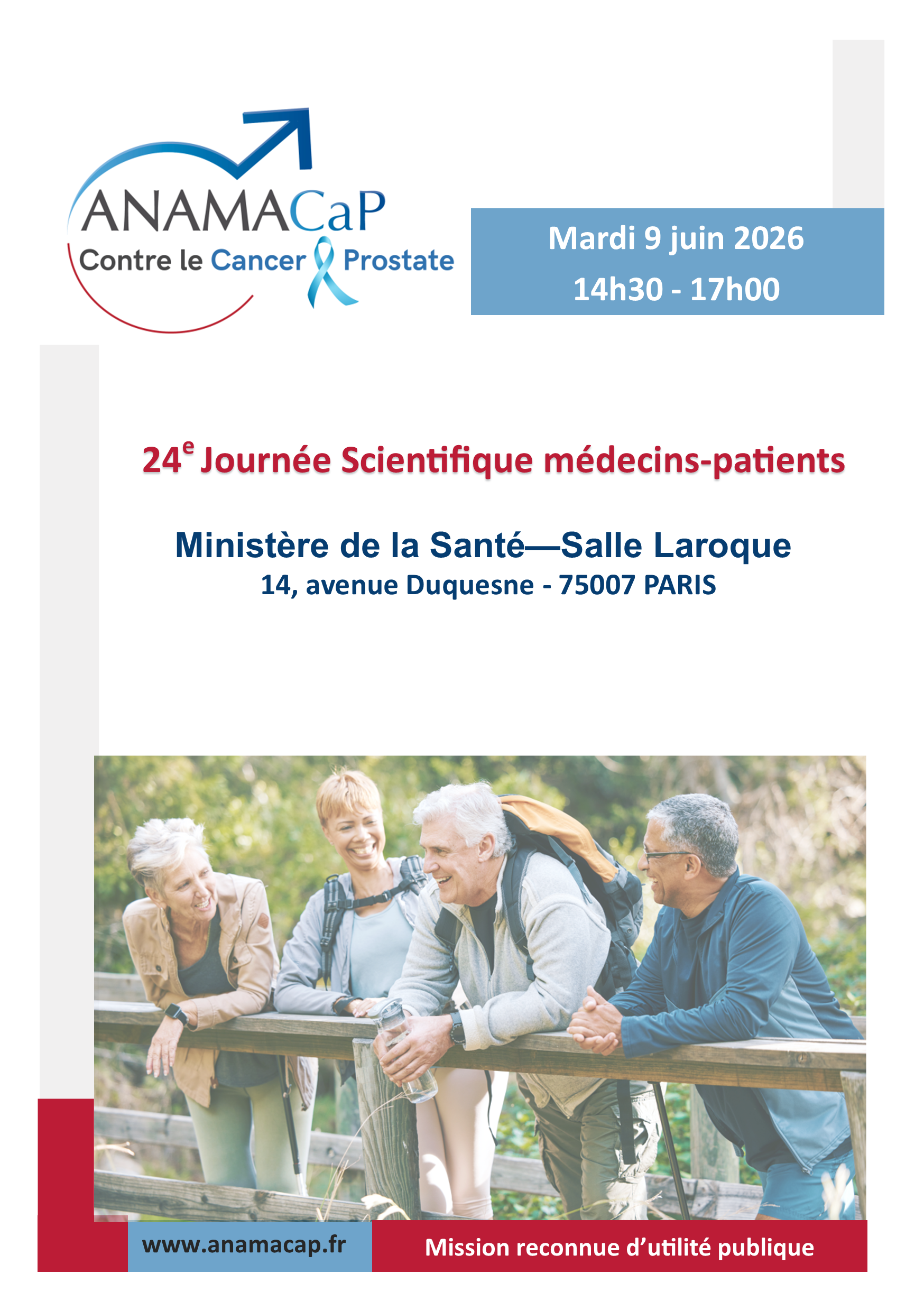 Journée scientifique :  9 juin 2026 de 14h30 à 17h